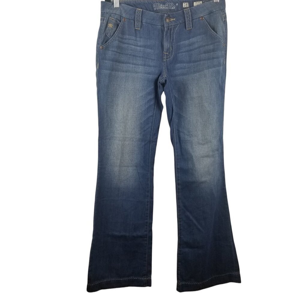 Miss Me Mid-Rise Wide Leg  Women's Jeans Sz 28
